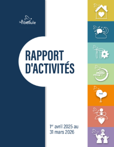 Visuel_Cover_RA 2026 Visuel de la Couverture du Rapport d'activités 2025-2026 de La Libellule